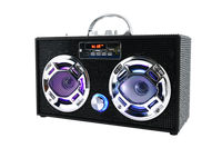 Black Bling Bluetooth Speaker & FM Radio