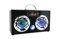 Black Bling Bluetooth Speaker & FM Radio