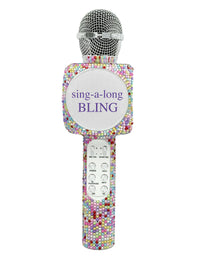 Confetti Bling Karaoke Microphone & Bluetooth Speaker