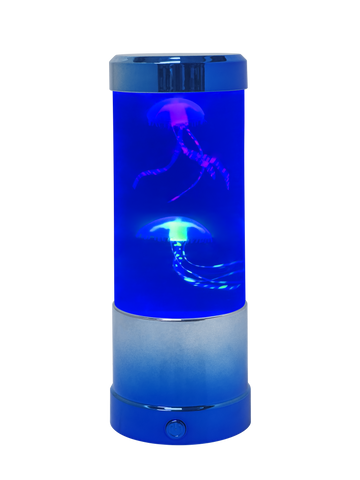 MINI Lumina Jellyfish Mood Lamp with LED lights- Blue Metallic