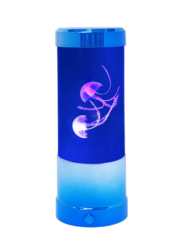 MINI Lumina Jellyfish Mood Lamp with LED lights- Blue Metallic