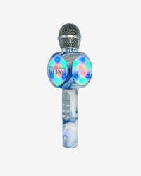 Blue Swirl Bundle-Karaoke Microphone & Boom Box