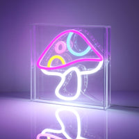 Neon Art Desktop & Wall Signs-Mushroom