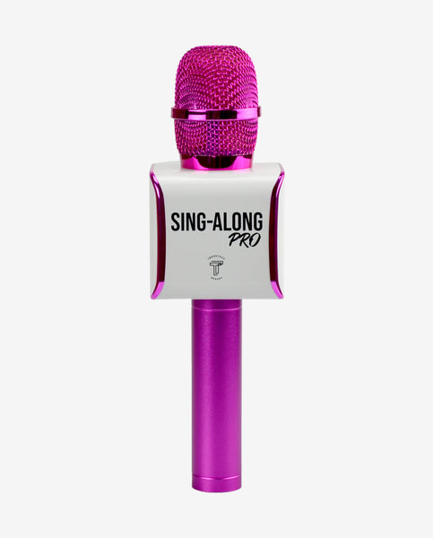 Sing along PRO 3 Pink Karaoke Microphone Bluetooth Speaker